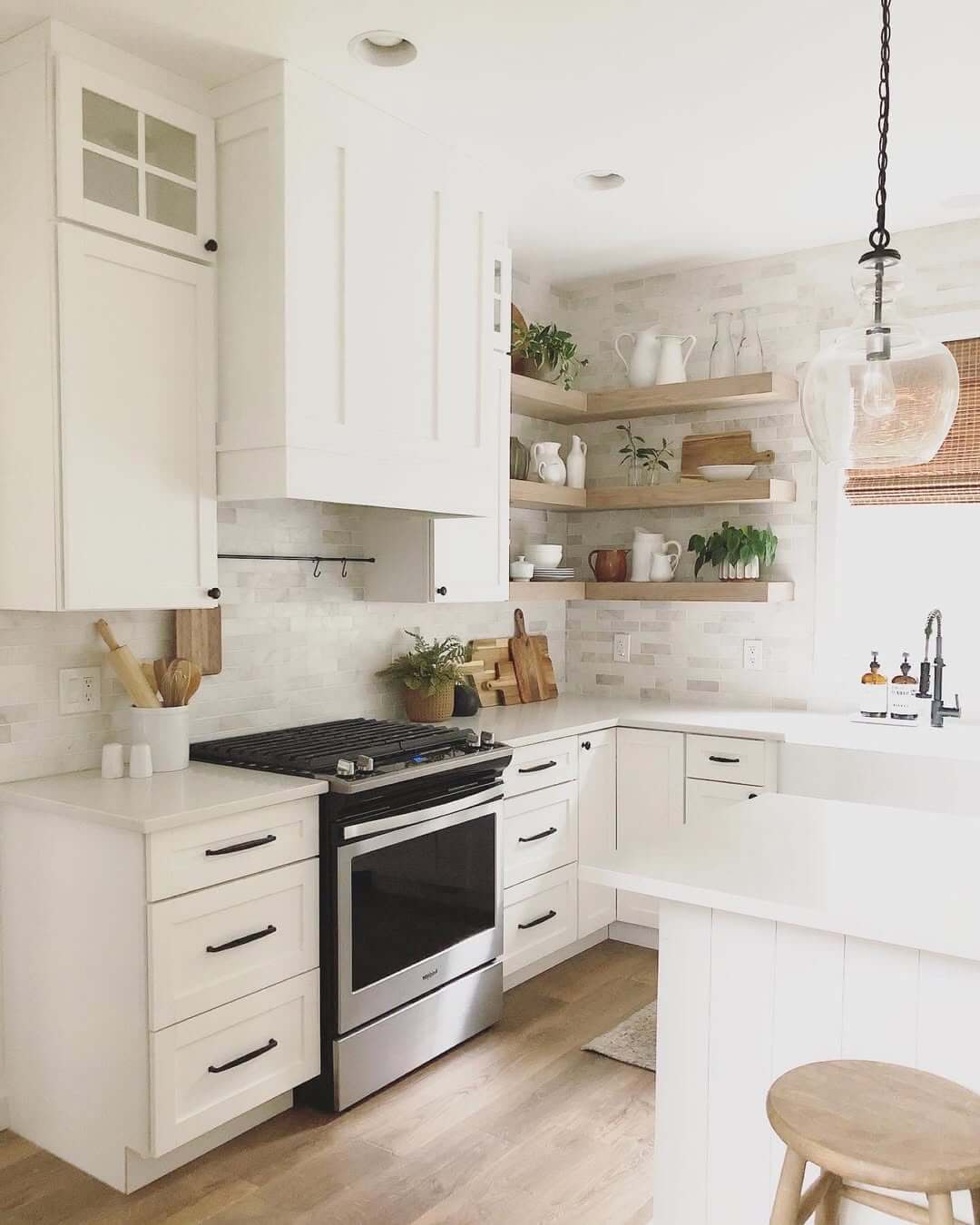 Classic White Subway Tile with Subtle Grout