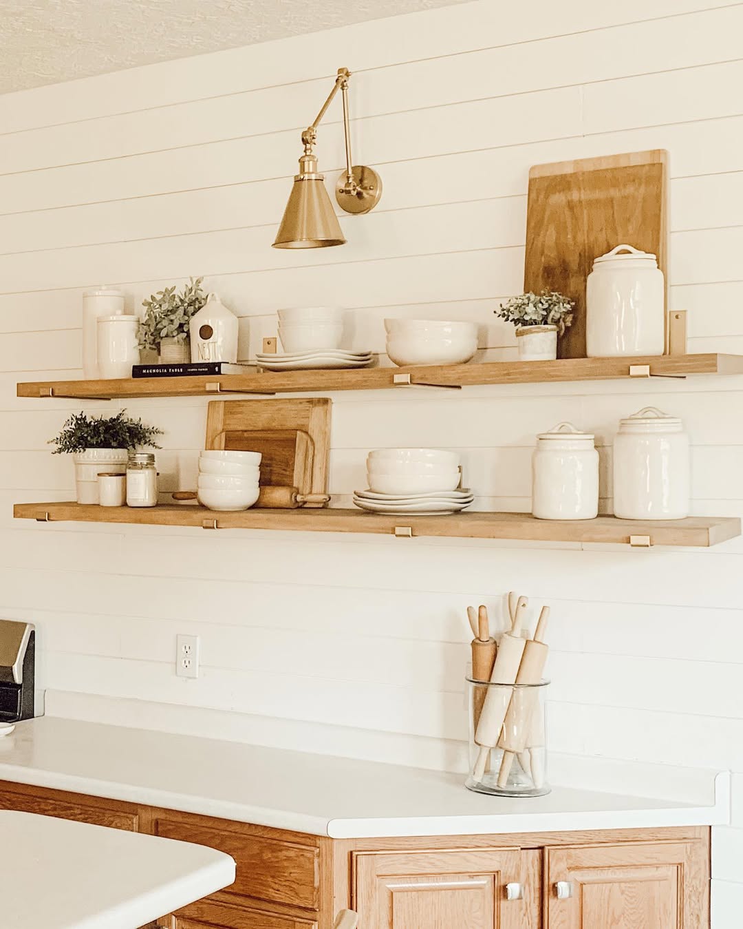 Keep Rolling Pins Accessible in a Glass Jar