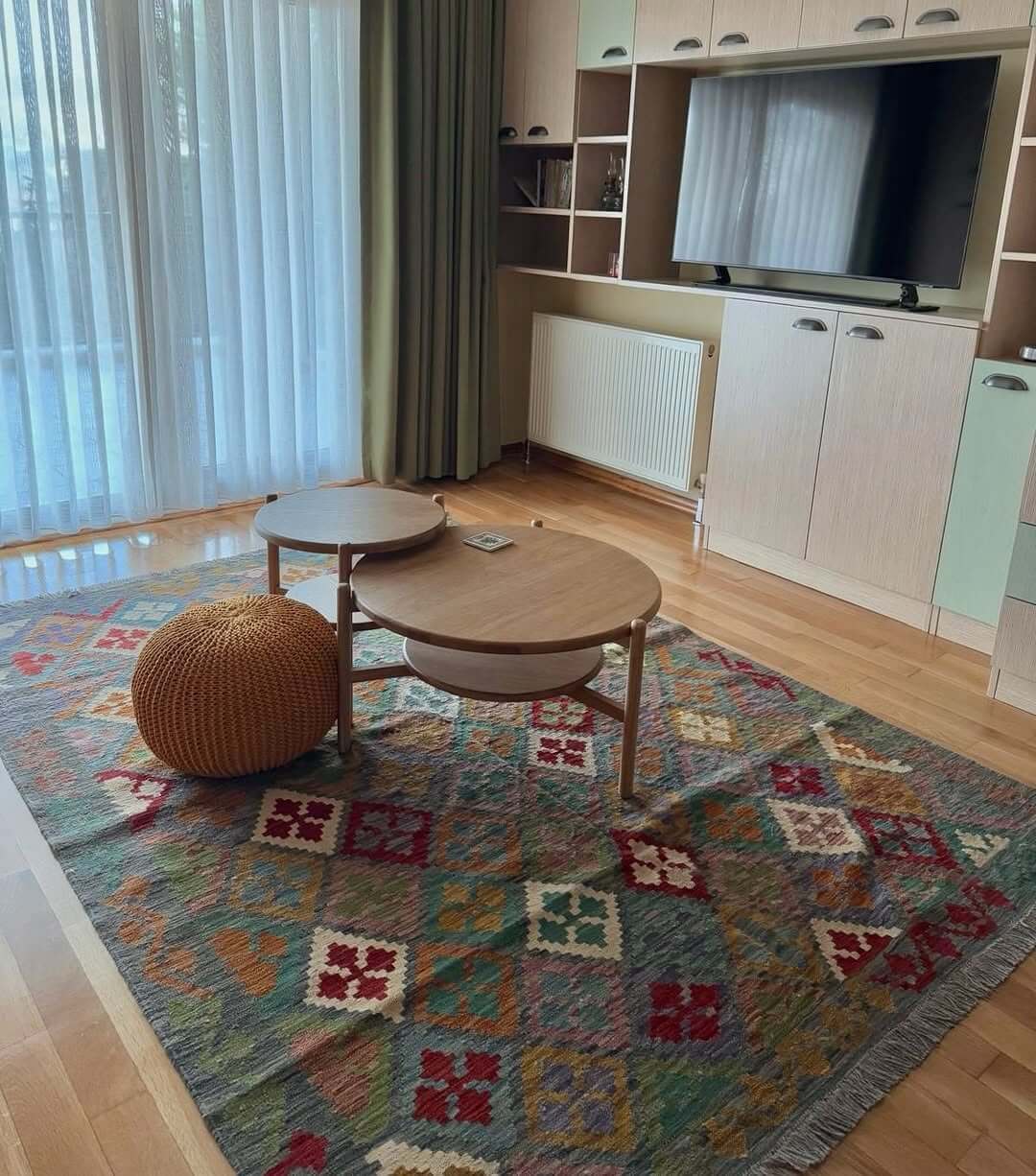 Multicolor Geometric Rugs Add Eclectic Charm to Living Spaces