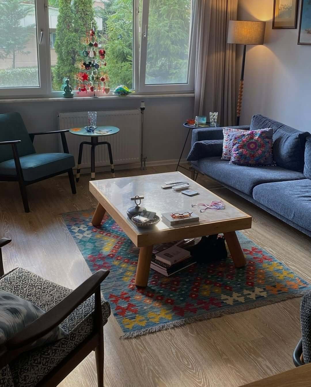 Kilim-Style Rugs Add a Pop of Global Color