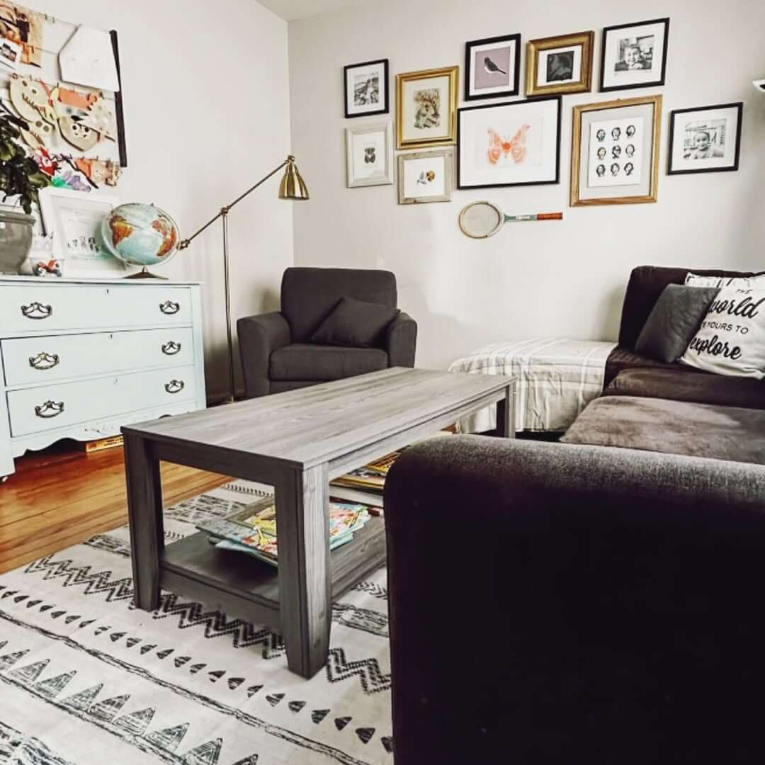 Tribal-Inspired Rugs Anchor Boho Living Spaces