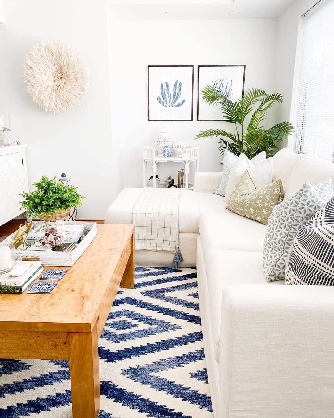Textured White Wall Hanging Adds Organic Coastal Charm