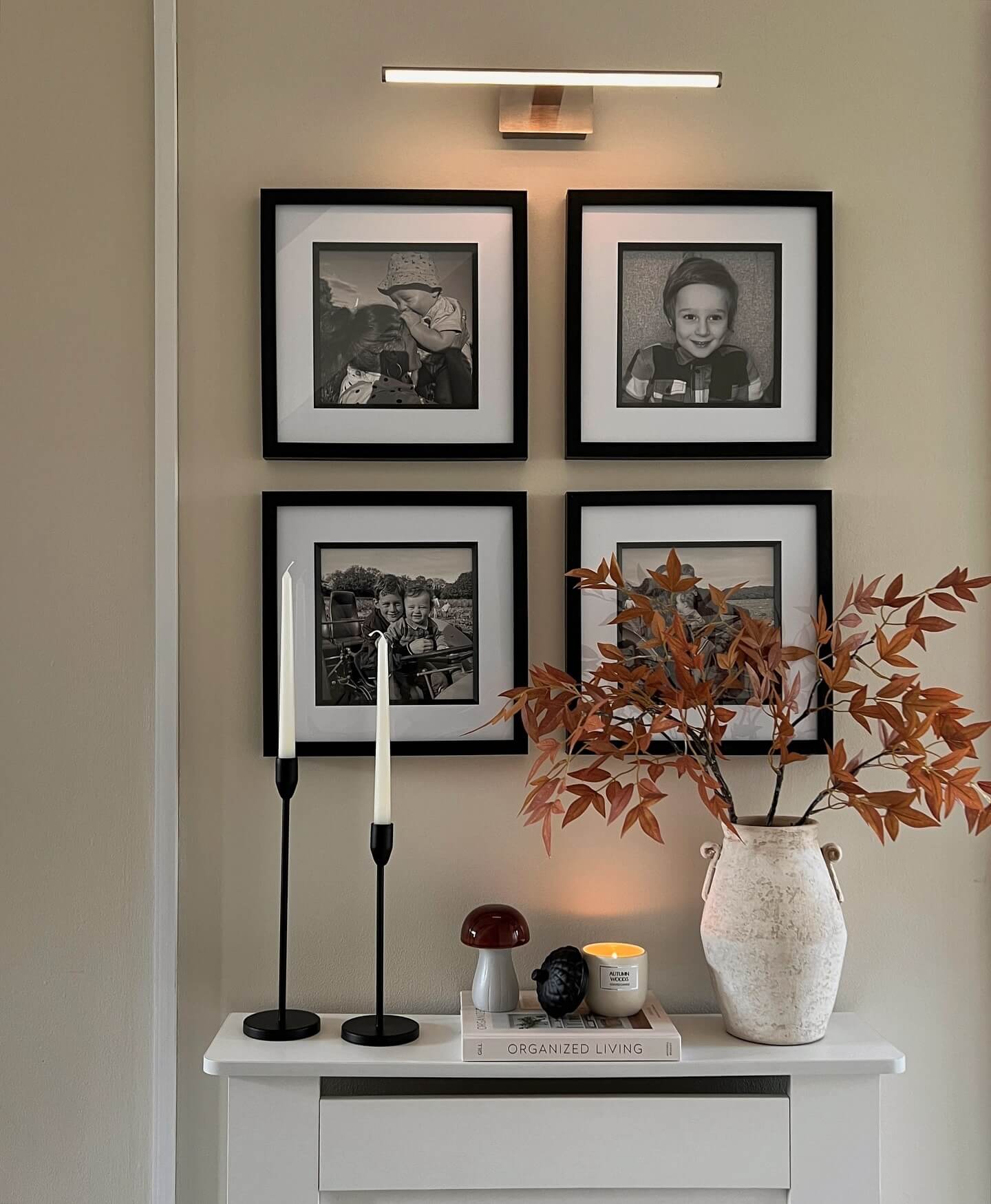 Frame Black and White Portraits in a Classic Grid