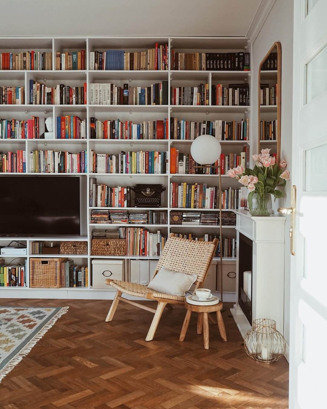 Woven Lounge Chair for a Cozy Reading Corner