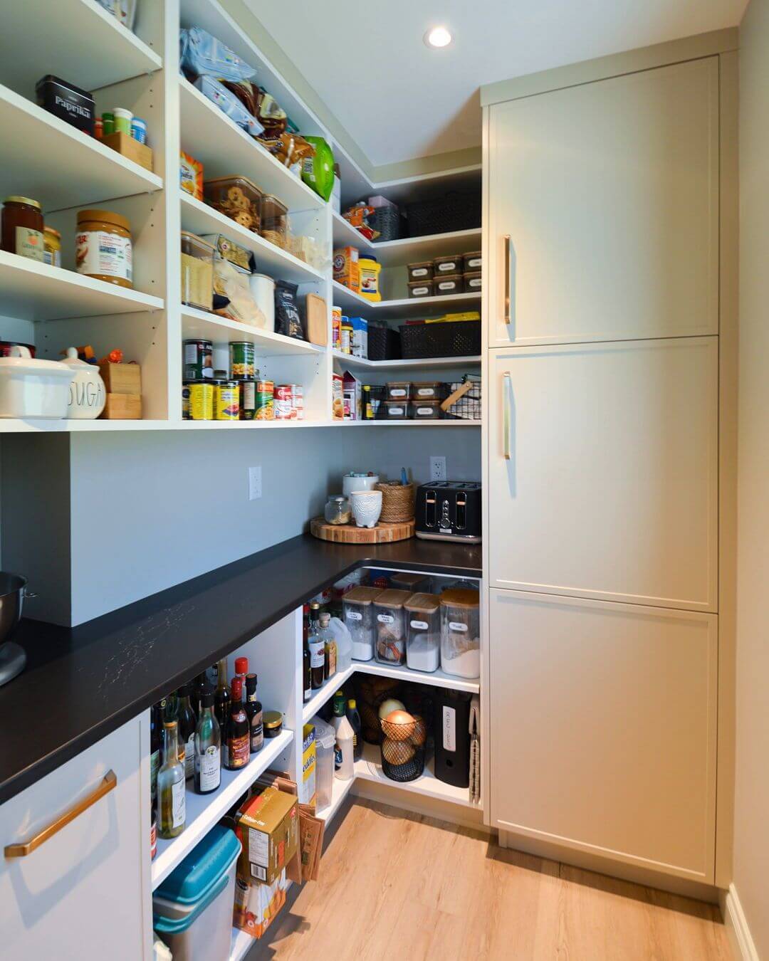Stack Dry Goods in Clear Canisters