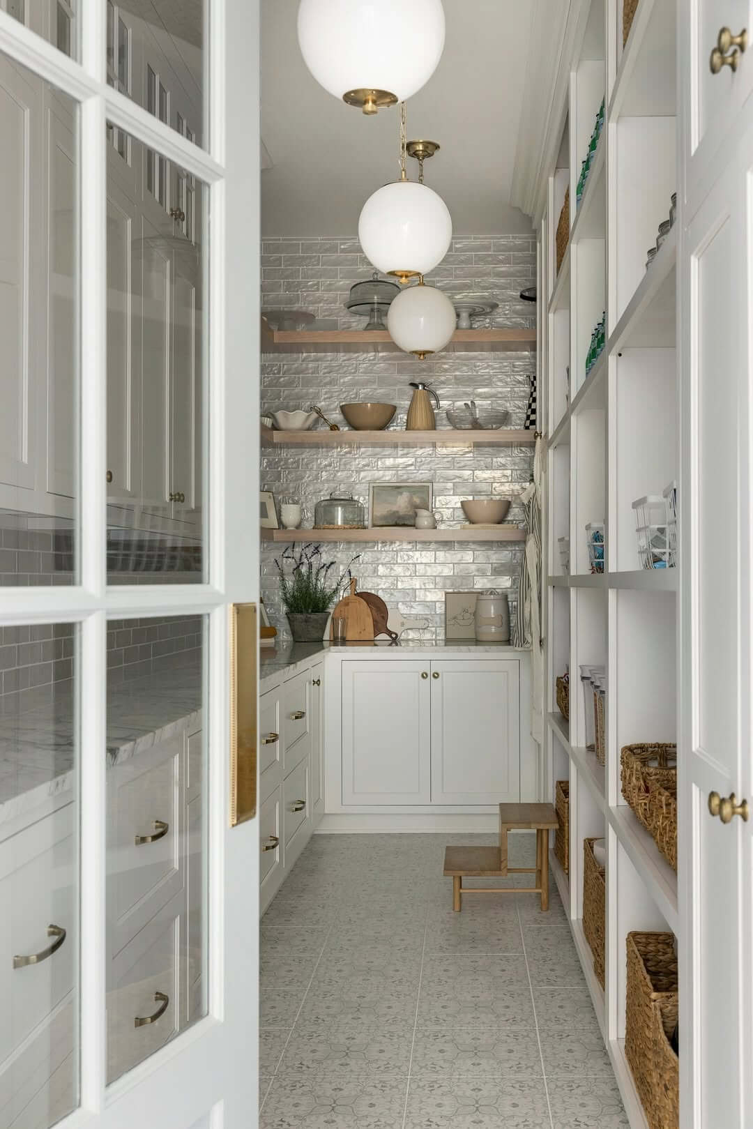 Keep a Step Stool Handy for High Shelves