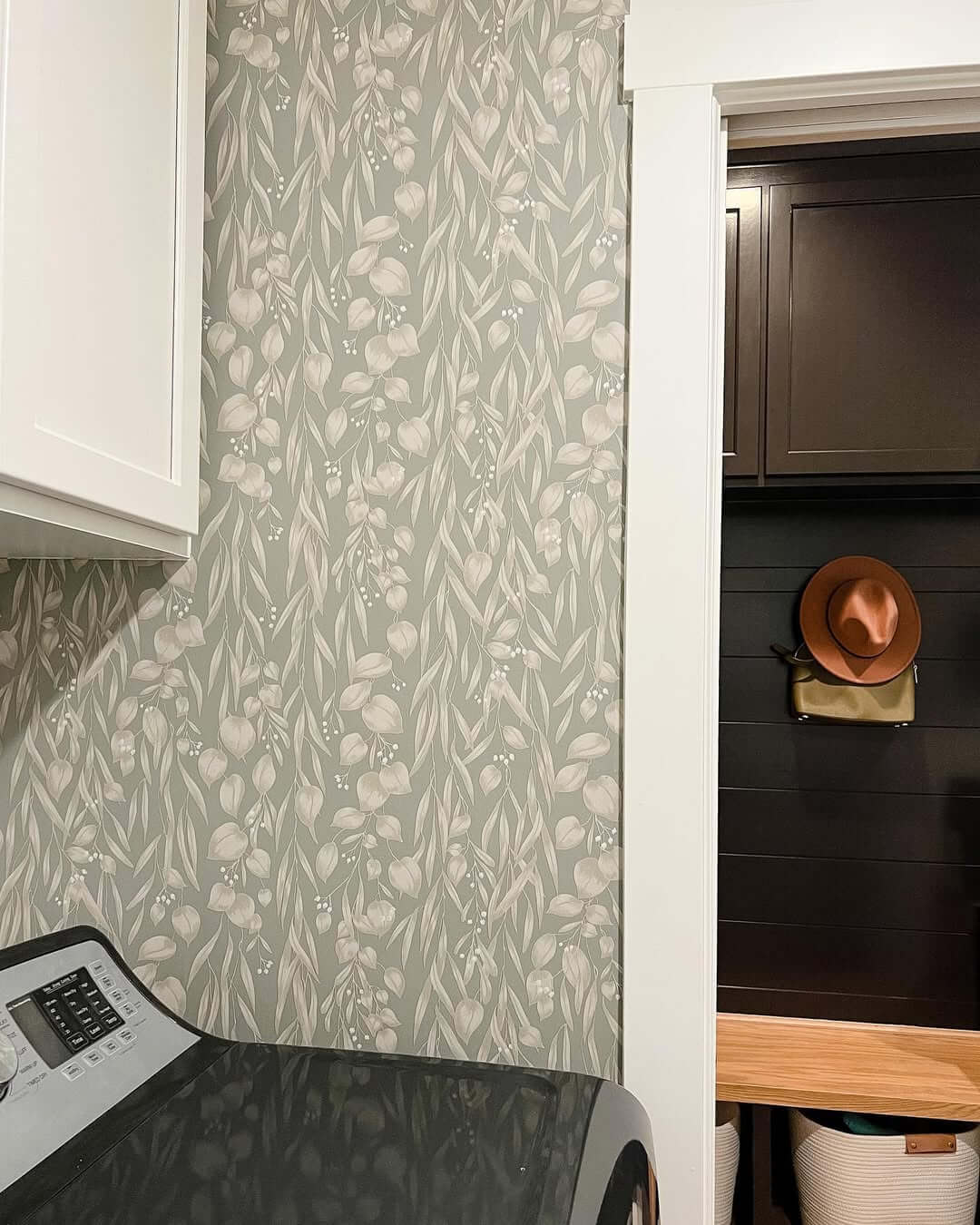 Introduce a Natural Touch with Sage Eucalyptus Wallpaper