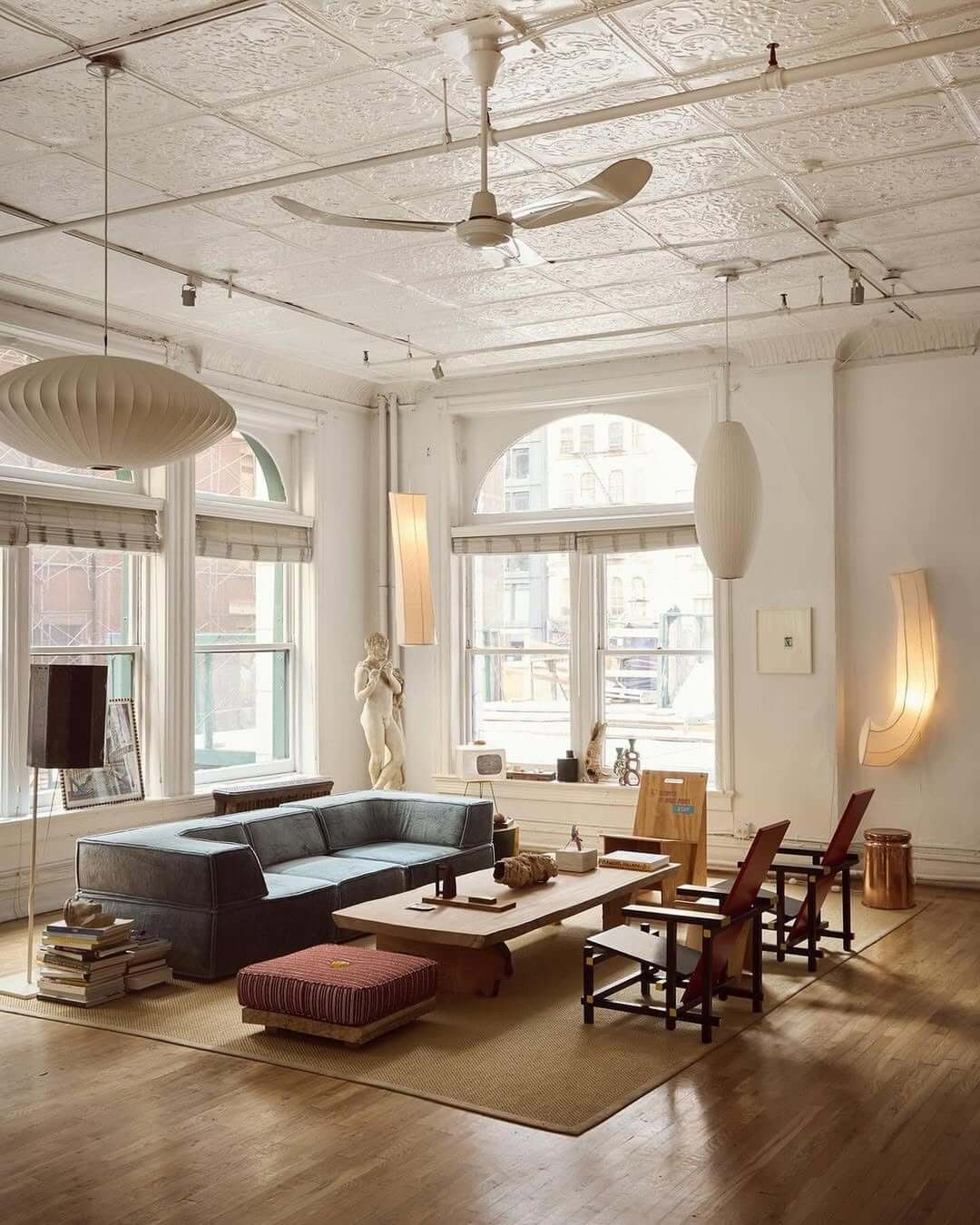 Incorporate Warm Light with Sculptural Floor Lamps