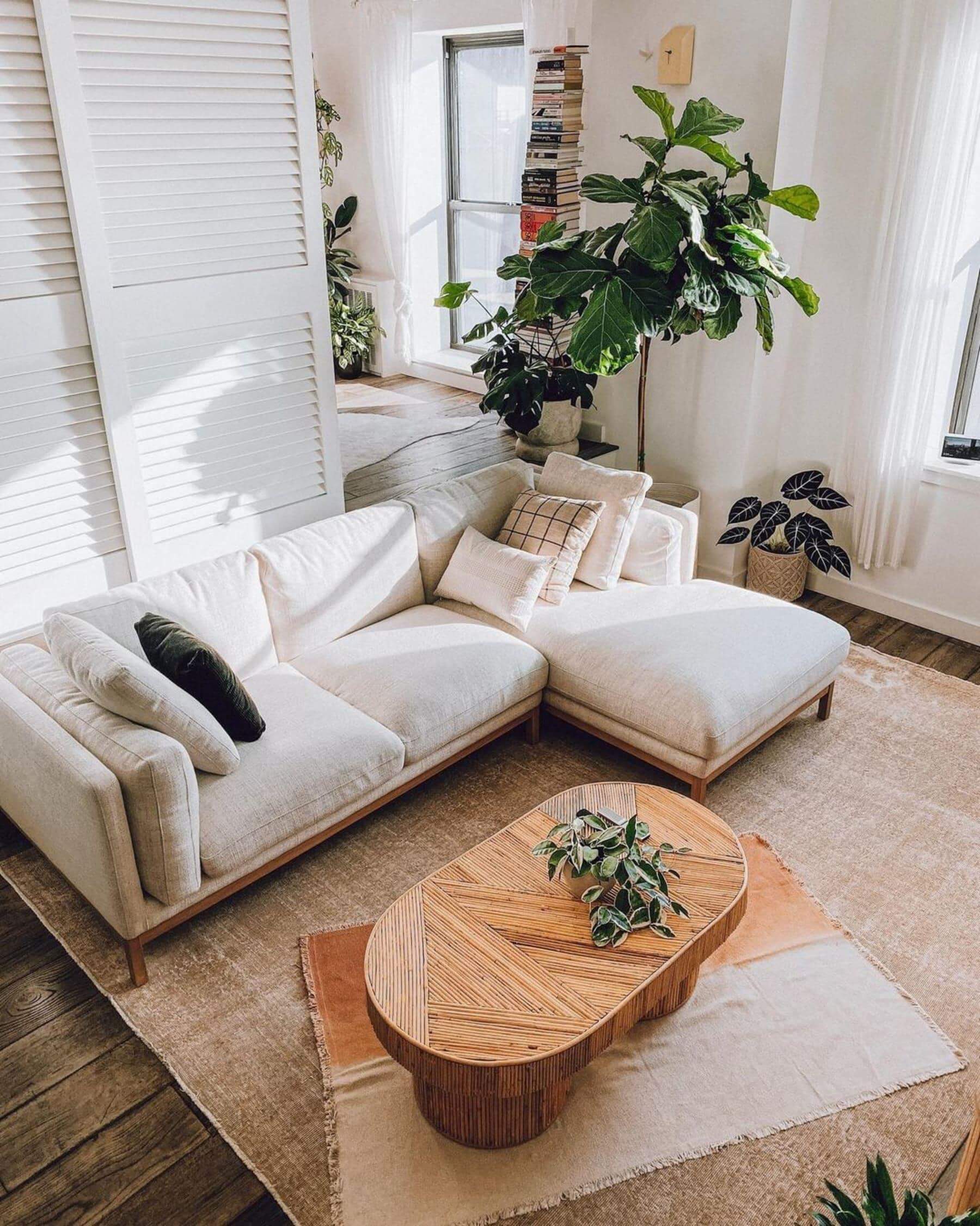 Louvered Room Divider Adds Privacy and Texture