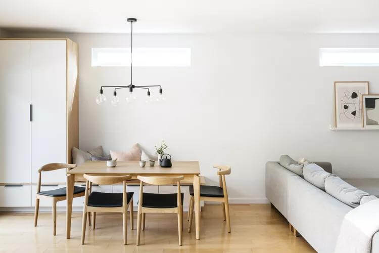 Opt for a Simple Wooden Dining Set