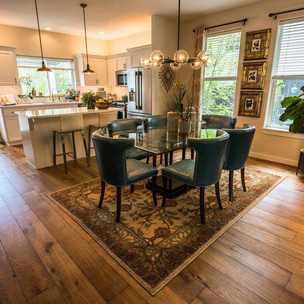 Define Your Dining Space with Deep Teal Tufted Chairs