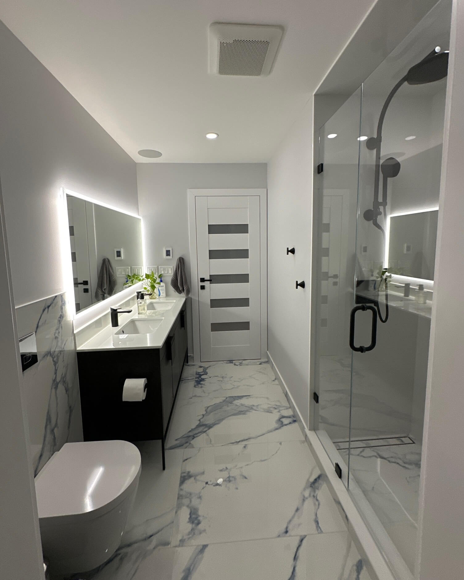 Unify Your Floor with Marble-Look Tiles