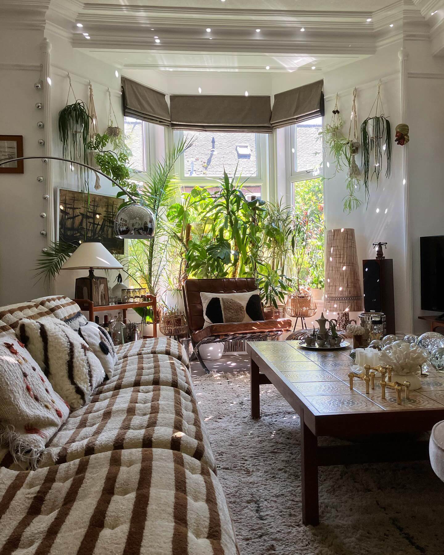 Bring the outdoors in with hanging planters