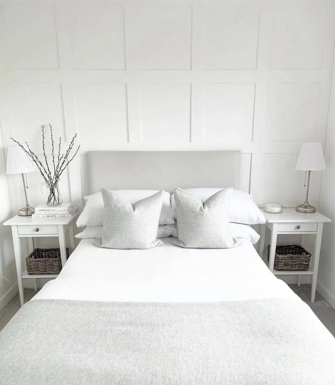 Recessed Square Paneling Adds Subtle Architectural Detail to Walls