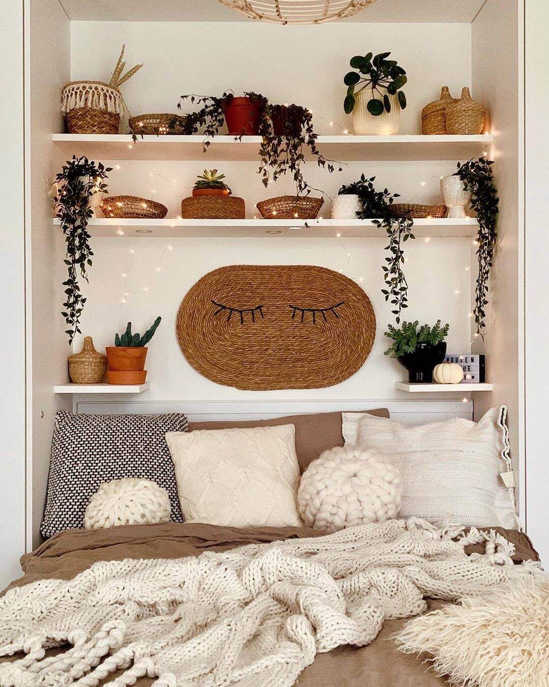 Introduce Boho Texture with a Woven Oval Wall Hanging