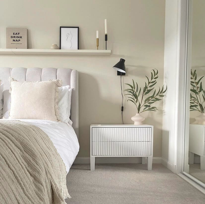 Incorporate Subtle Vertical Detail with a Fluted Drawer Nightstand