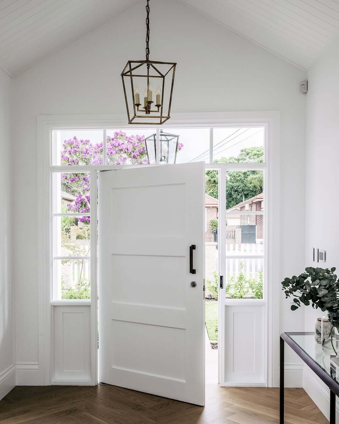 Light Up Your Entryway with a Geometric Lantern Pendant