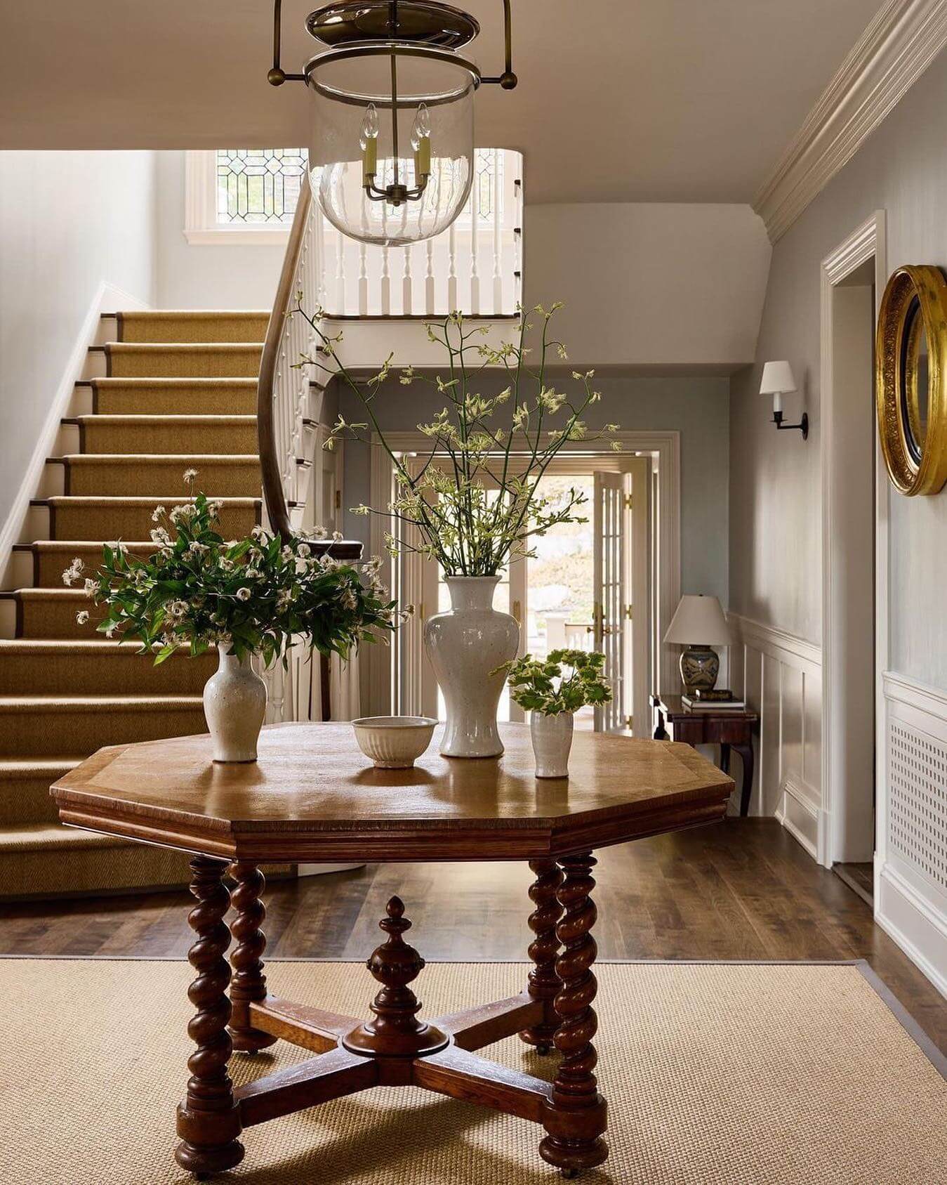 Anchor Your Entryway with an Octagonal Table