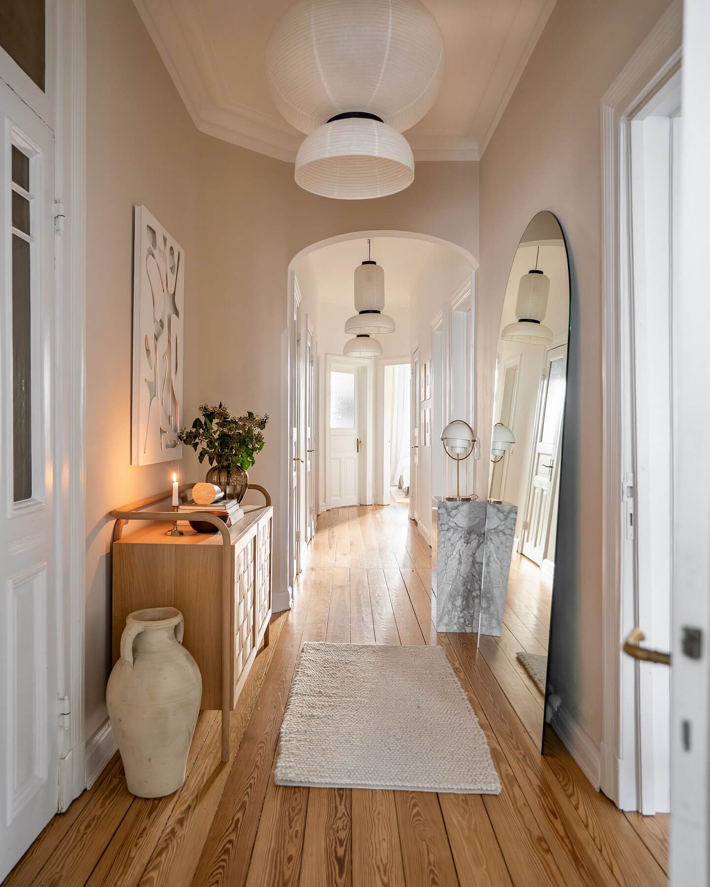 Reflect Light and Space with an Oversized Floor Mirror