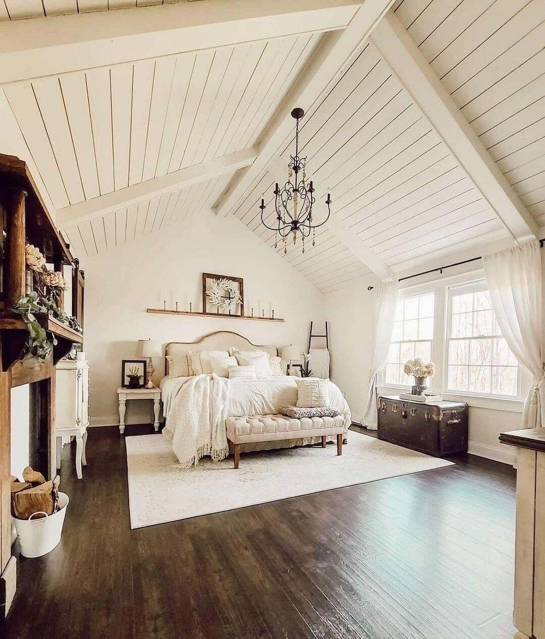 Wooden Ladder for Draping Blankets