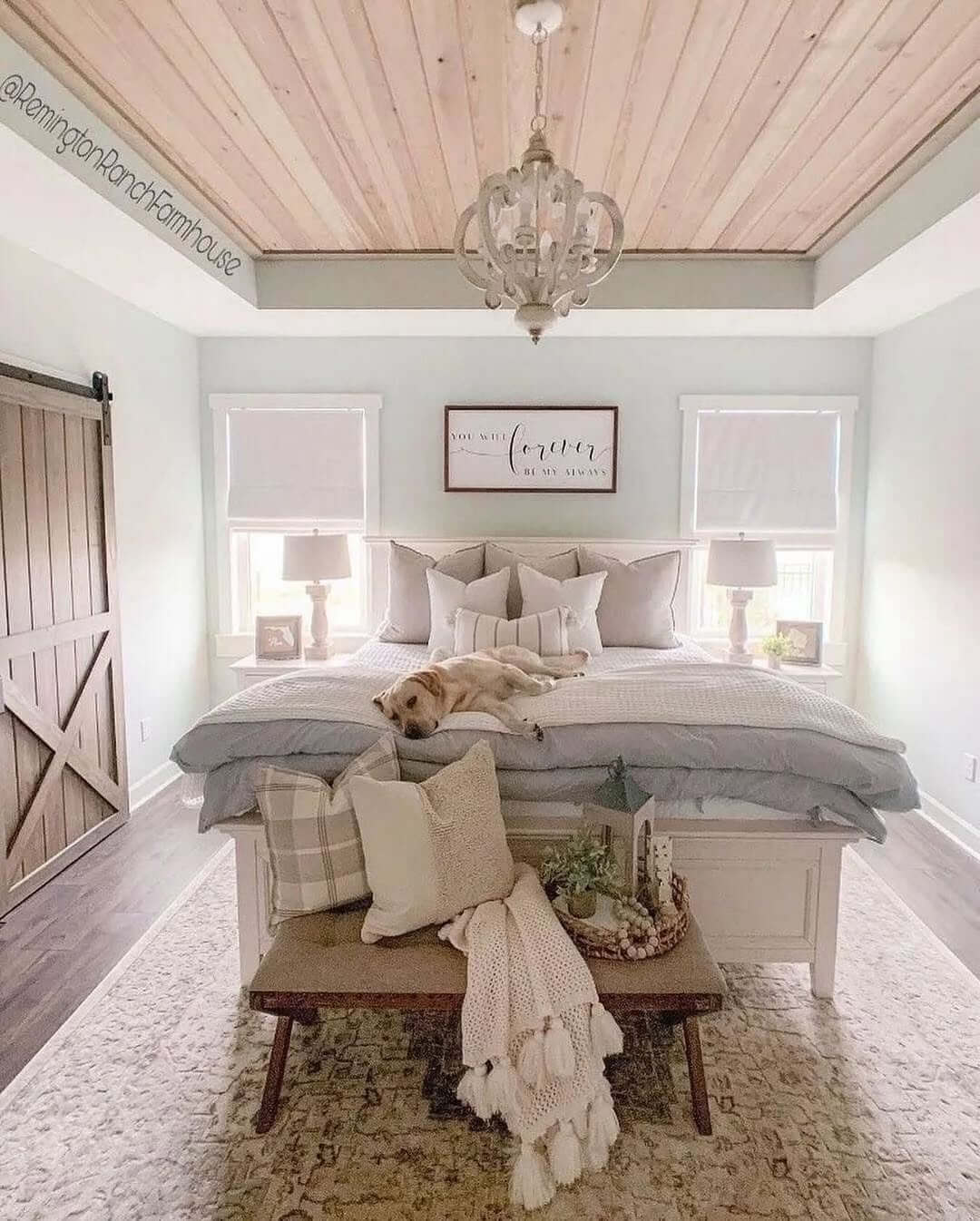 Wooden Plank Tray for Bedside Vignettes