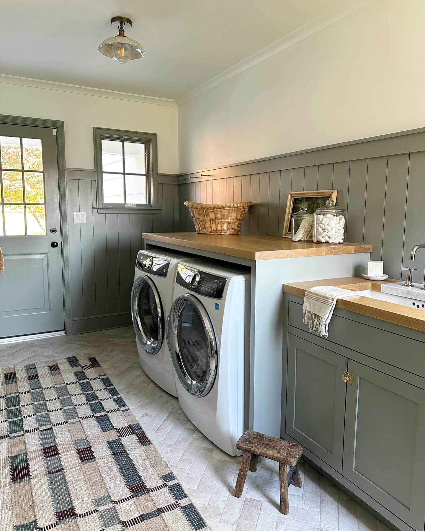 Glass Jars for Visible Laundry Pod Storage