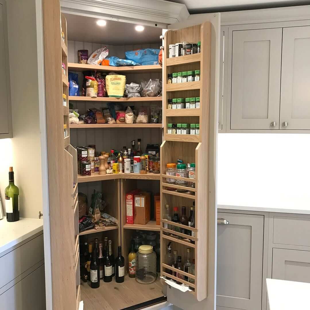 Tiered Shelves for Overwhelming Spice Collections