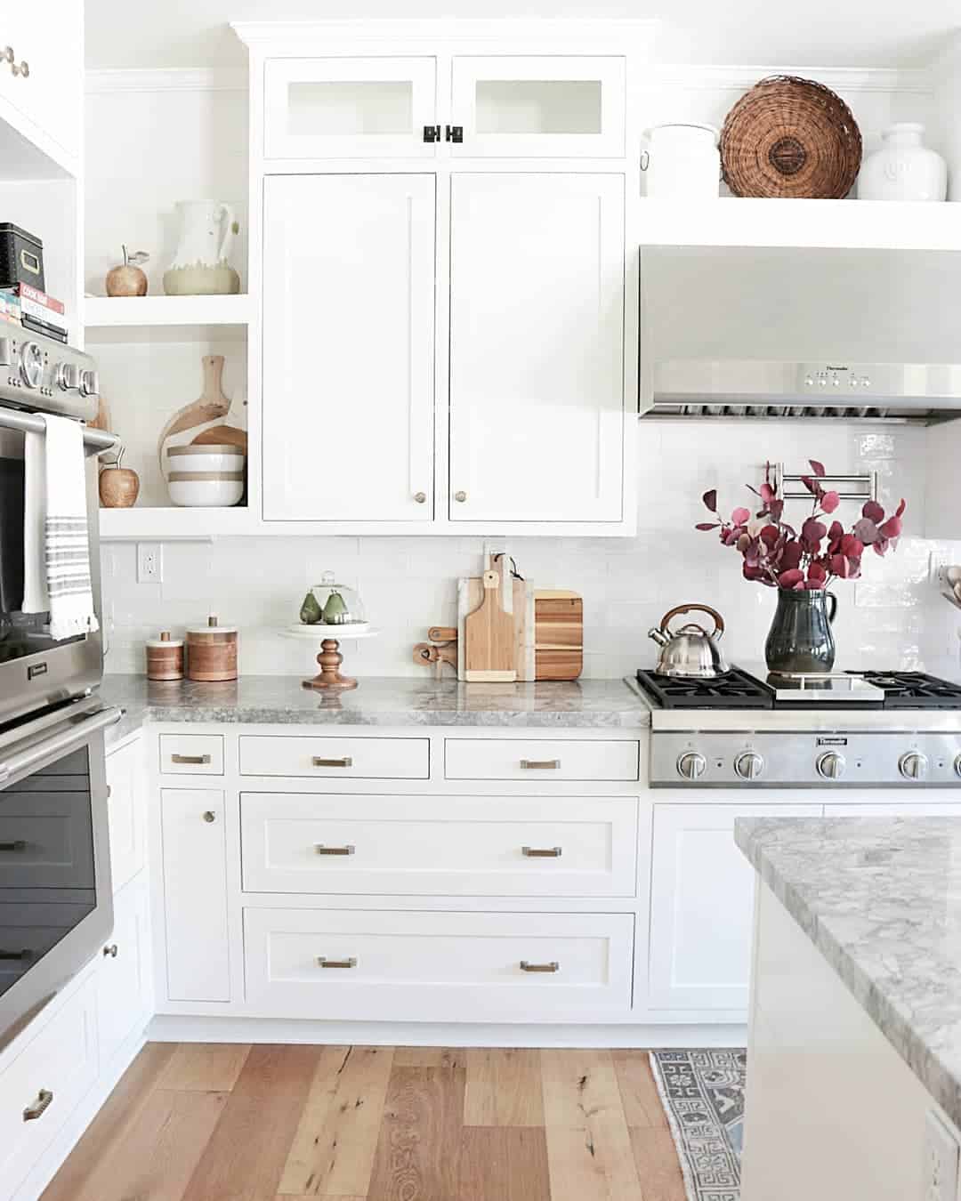Cutting Boards Lean on White Subway Tile
