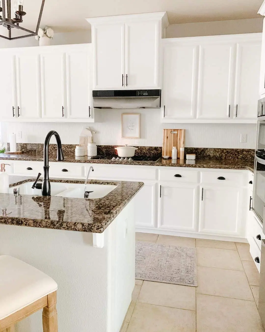 Subtle White Mosaic Tiles Create a Calm Backdrop