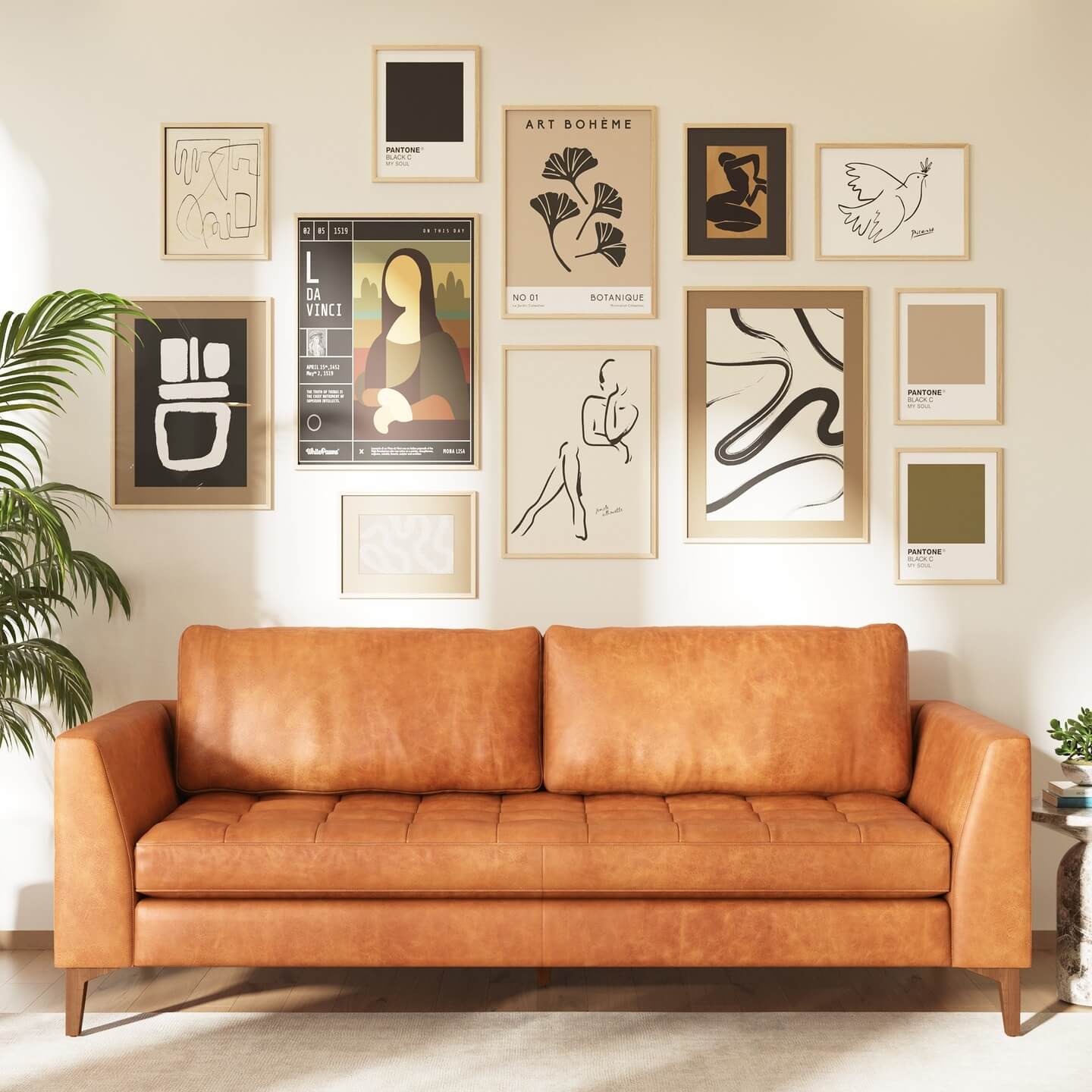 Pantone Swatches Add Subtle Color Blocks to Your Wall