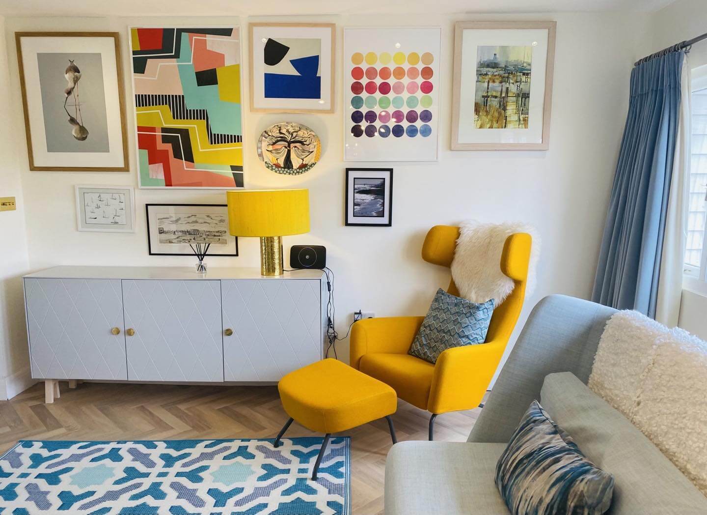 Rainbow Circles Print Adds a Playful Pop of Color
