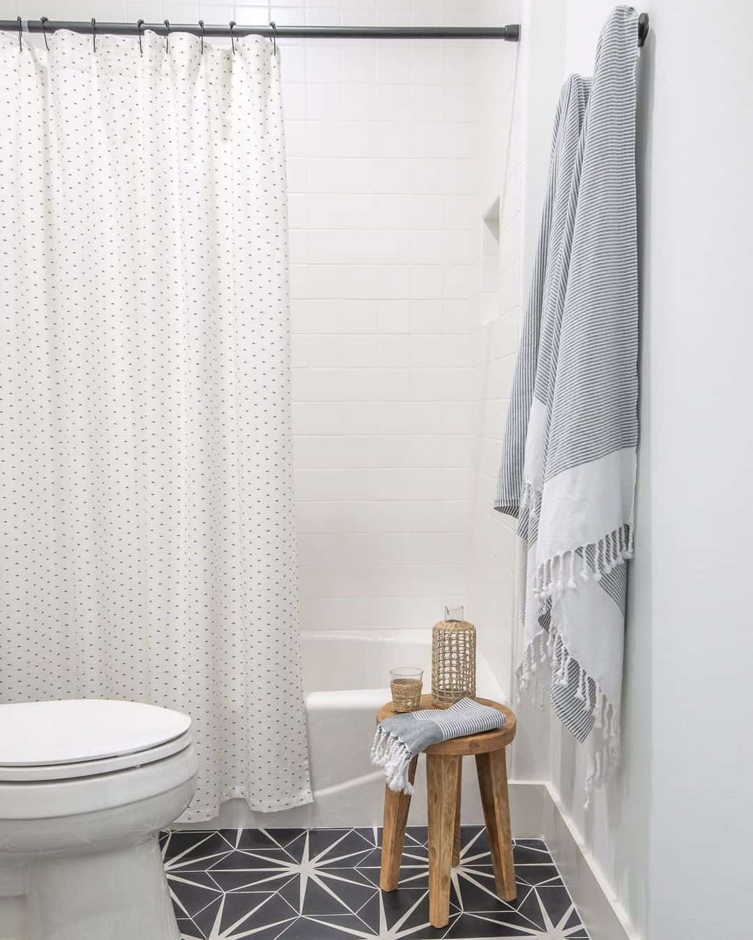 Incorporate Natural Texture with a Wooden Stool