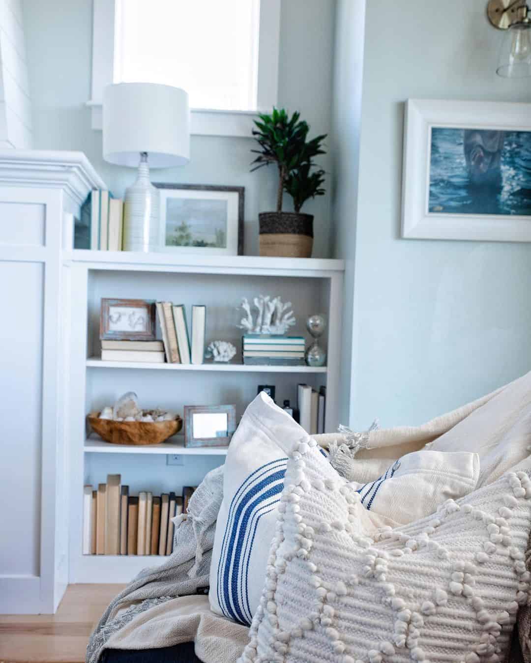 Anchor a Shelf With a Wooden Bowl of Coastal Finds