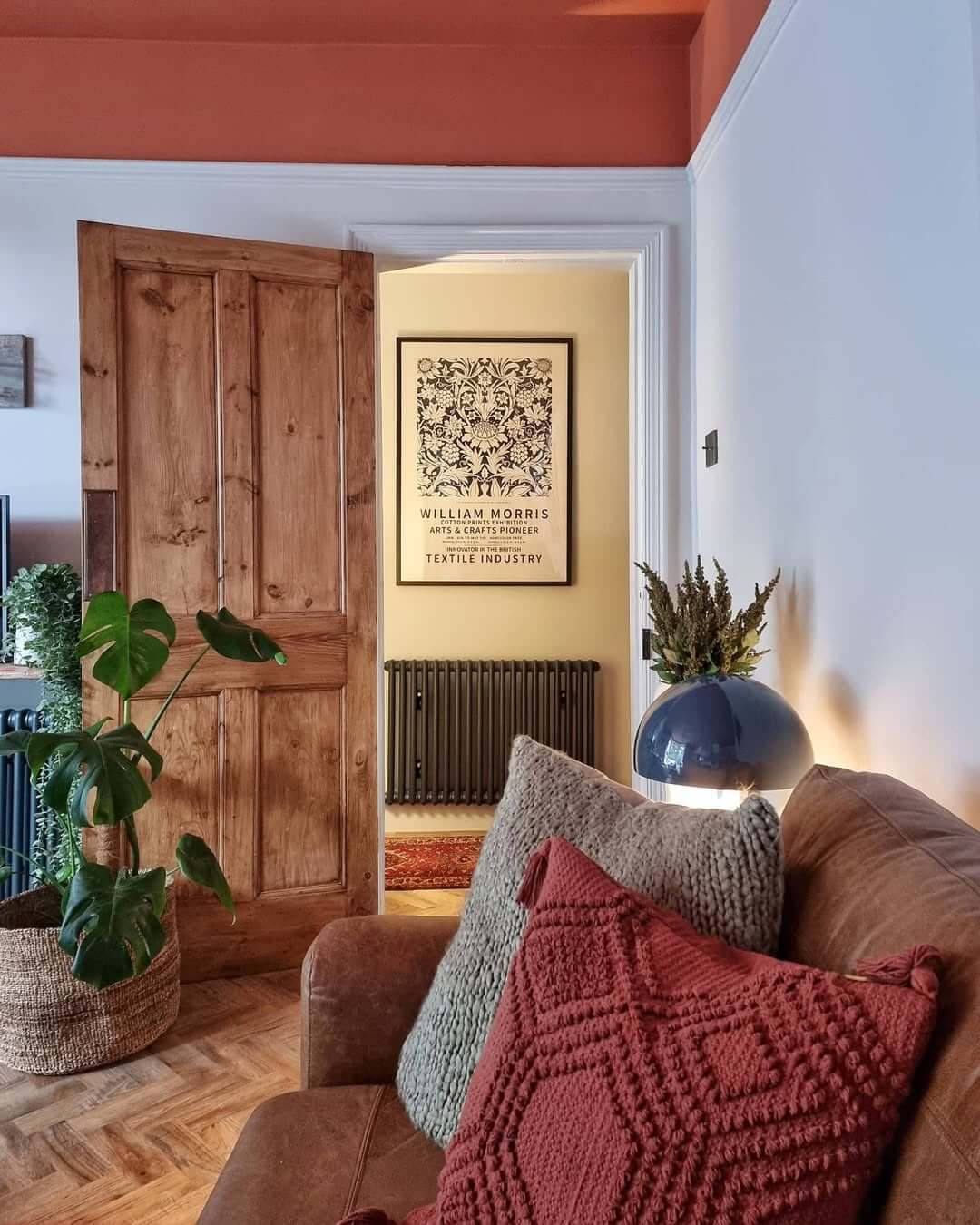 William Morris Print Adds Arts & Crafts Character