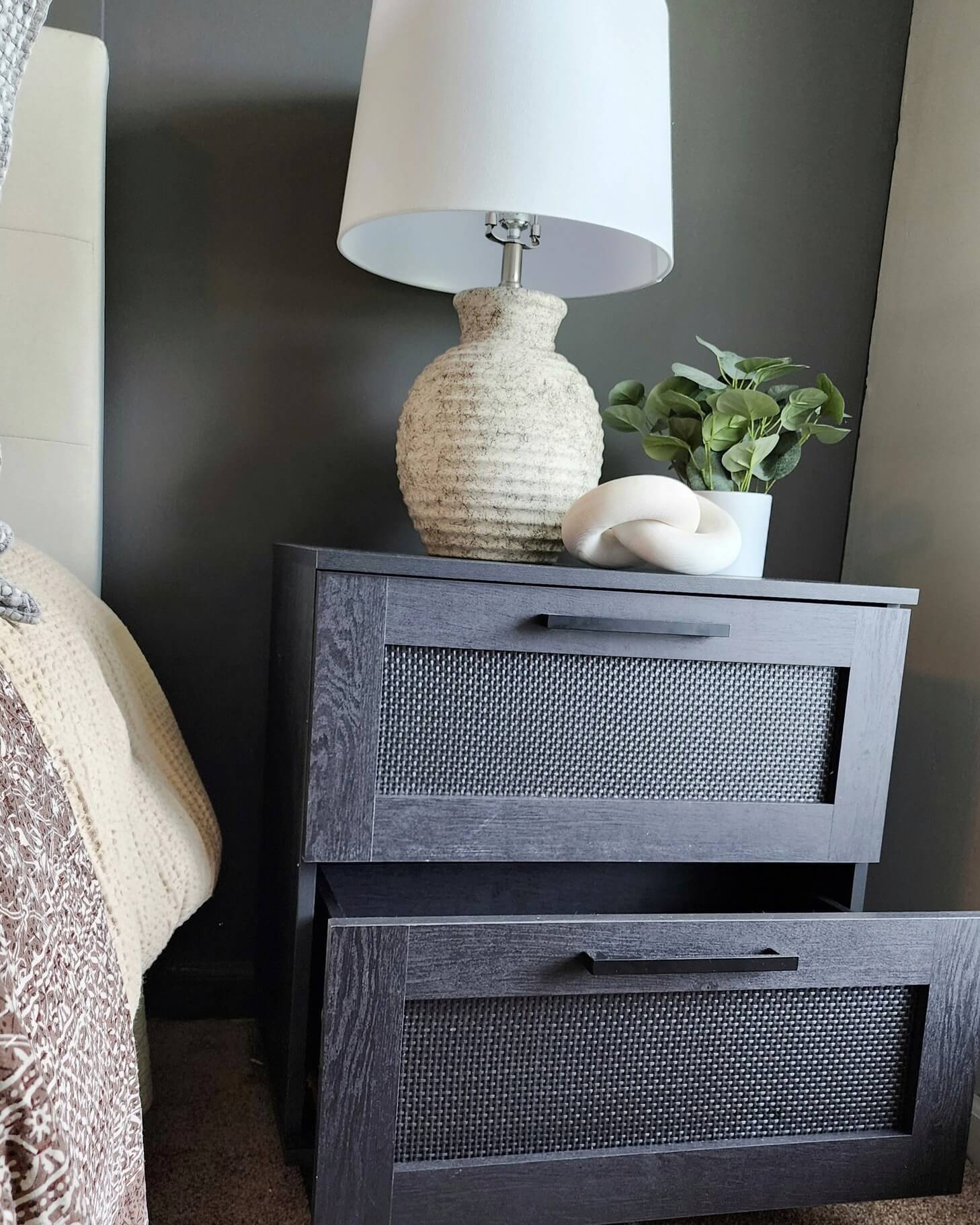 Incorporate Subtle Pattern with Textured Cabinet Fronts