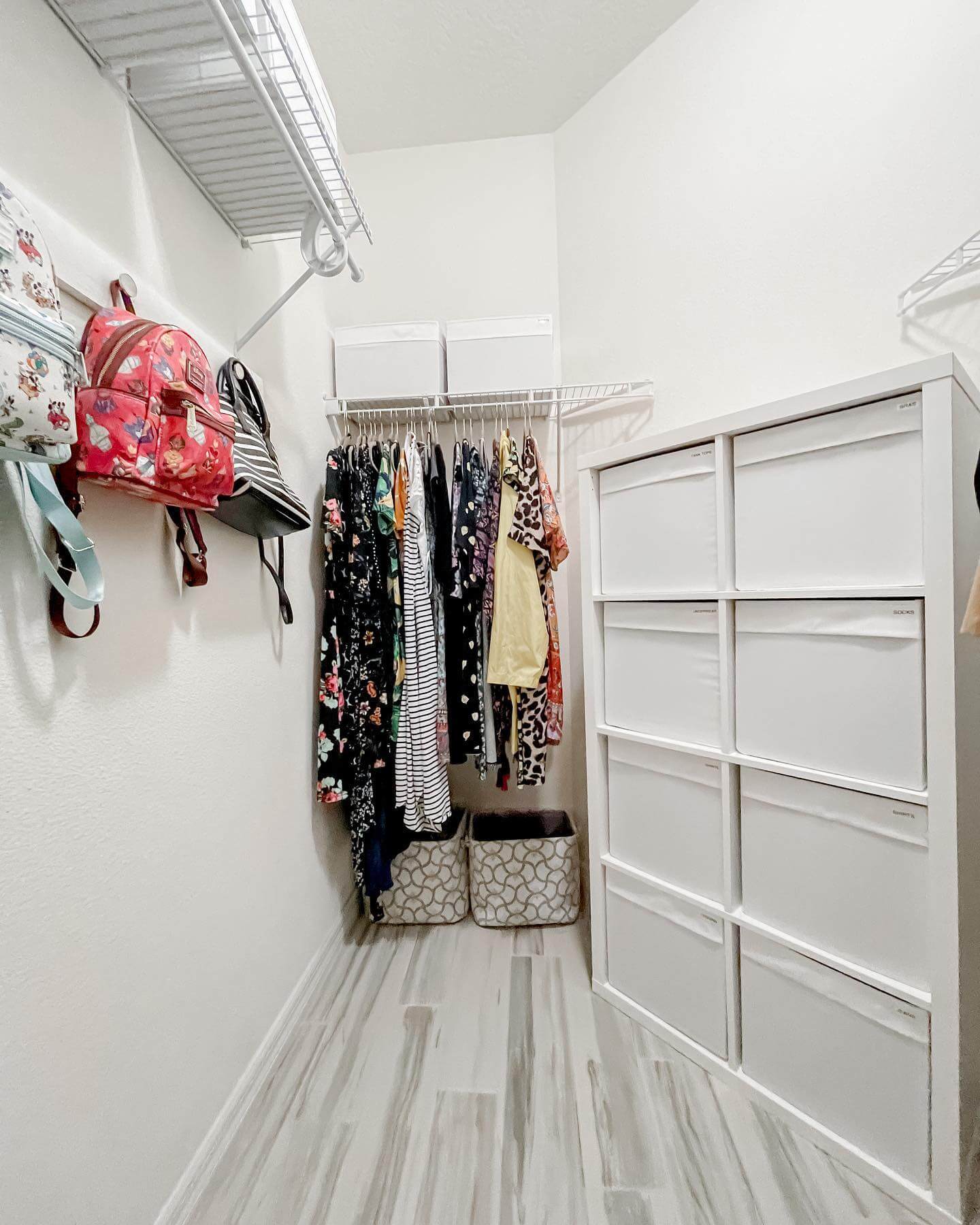 Hide Items in White Fabric Cubes