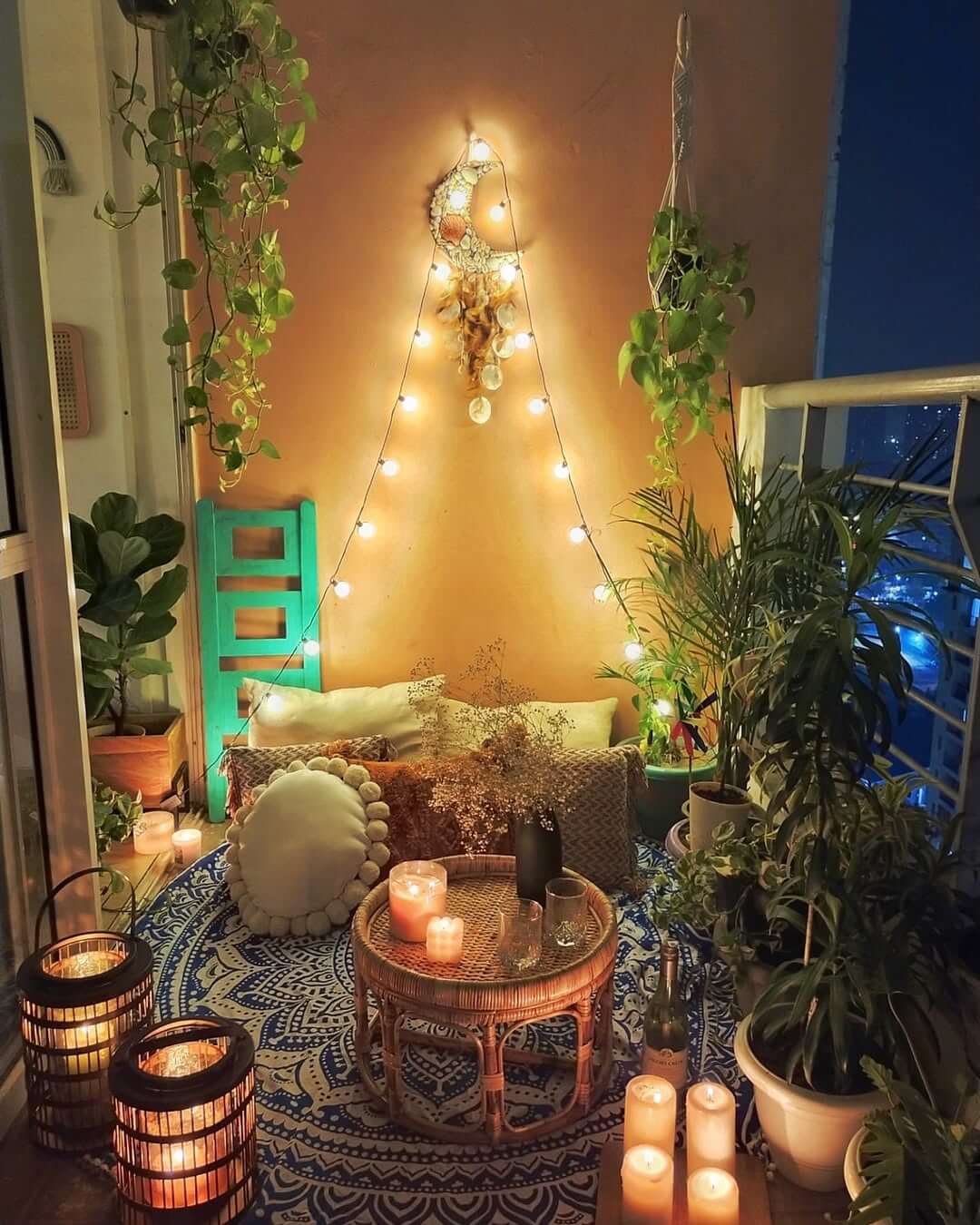 Bohemian Moon Dream Catcher Adds Whimsical Wall Decor
