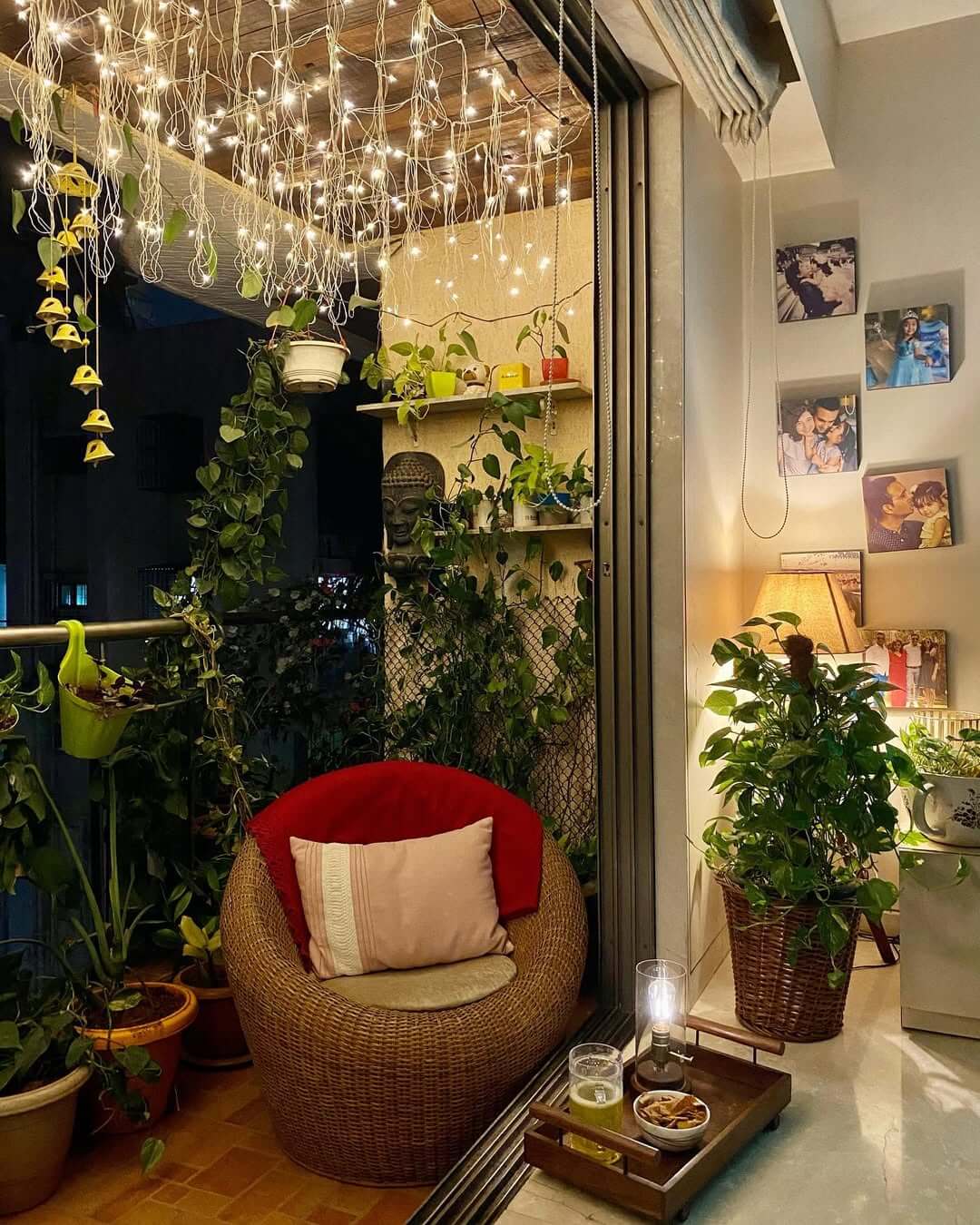 Design a Reading Spot with a Woven Rattan Chair