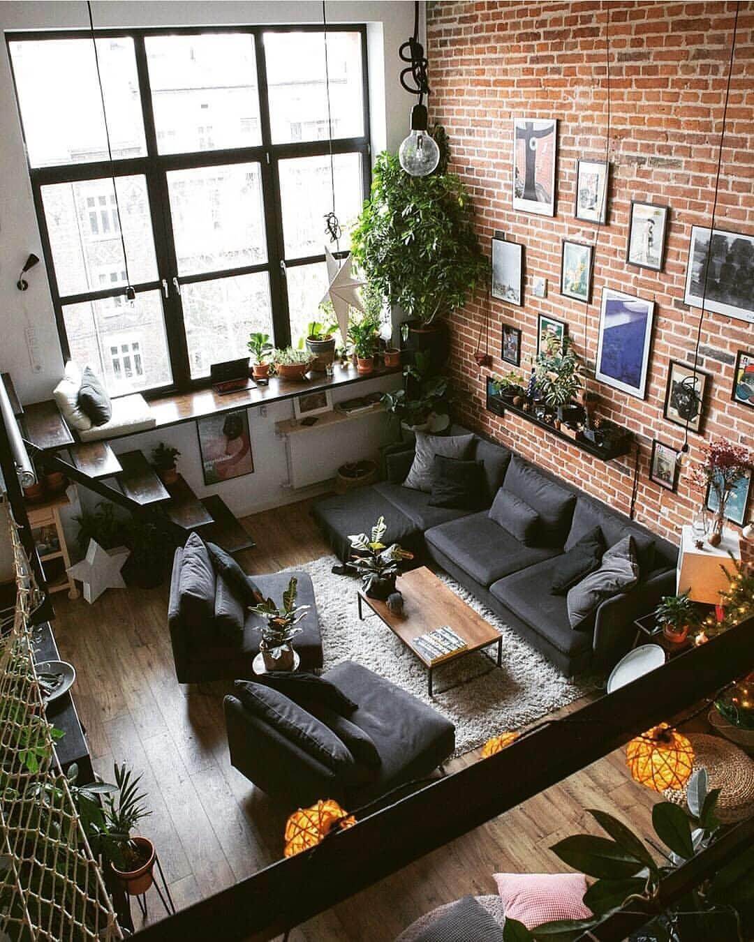 Group tall plants to create a living wall