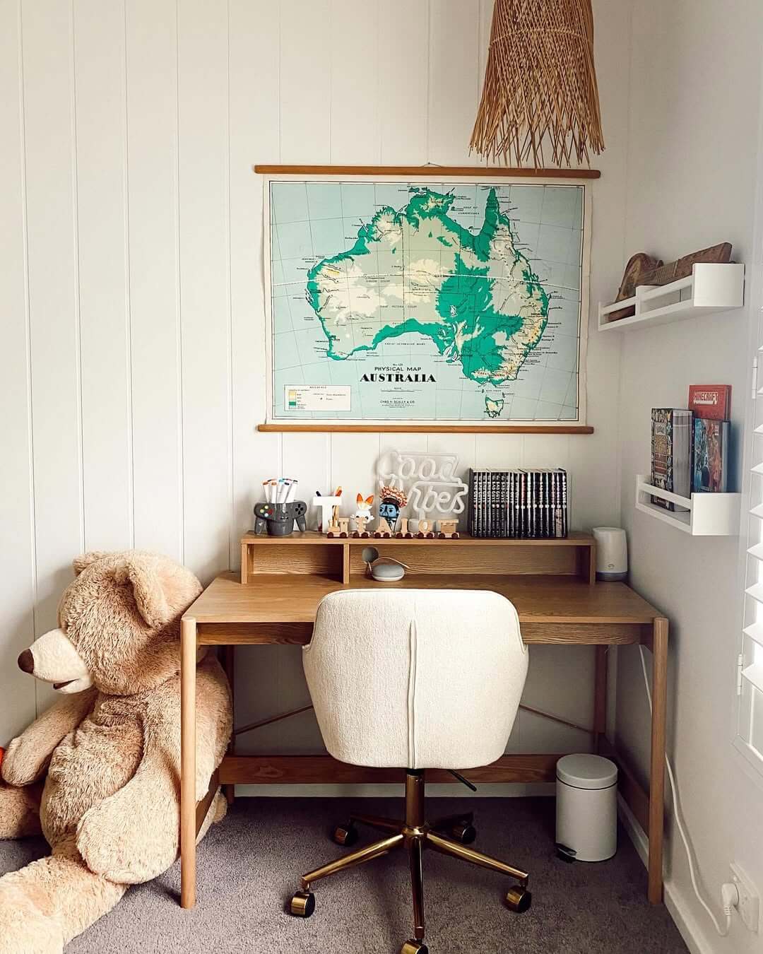 Wall-Mounted Map Becomes a Geographic Focal Point
