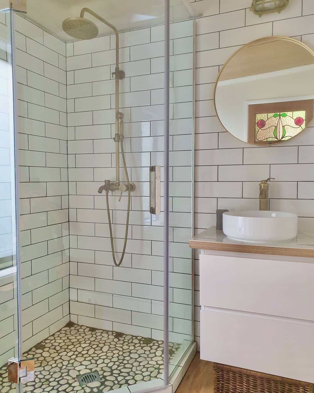 Bring Natural Texture to Your Shower with Pebble Flooring