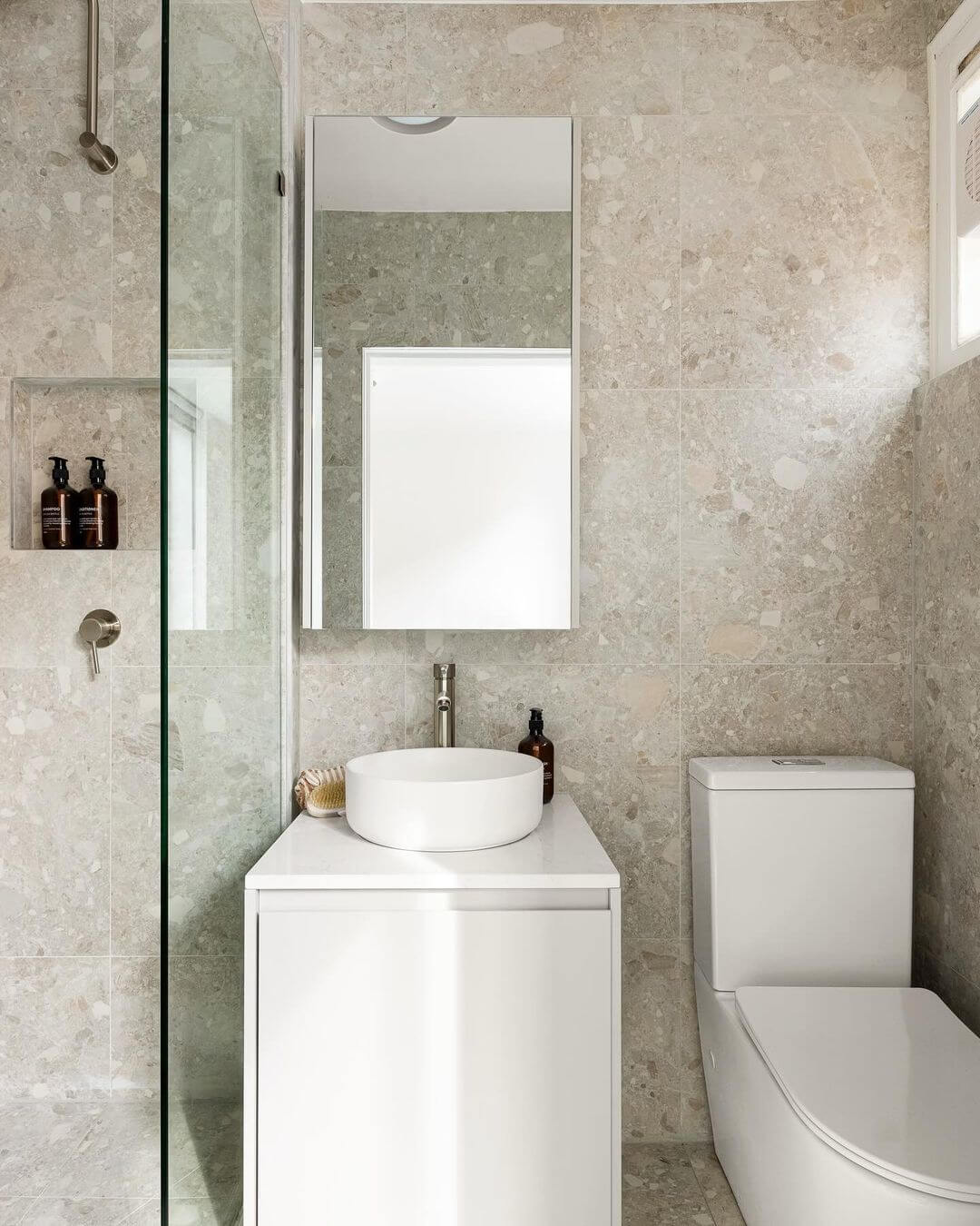 Maximize Space with a Wall-Mounted Vanity and Storage