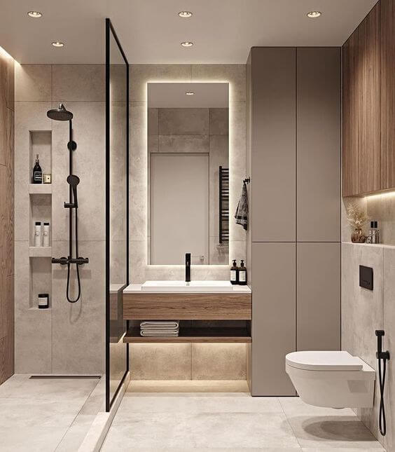 Recessed Shower Niches Keep Essentials Tucked Away