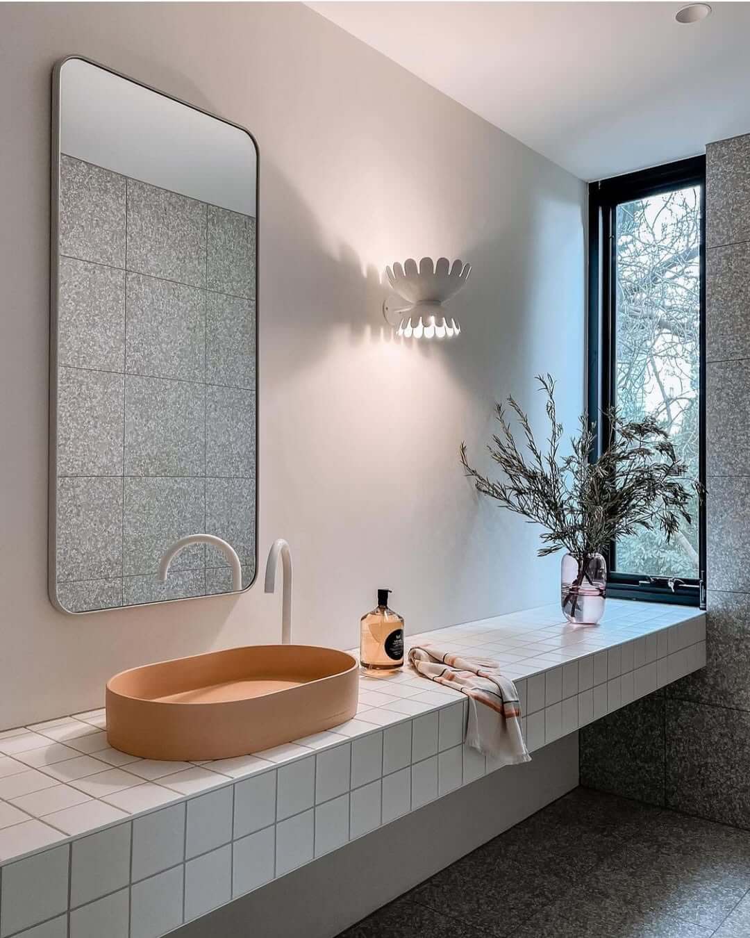 Terracotta Basin Offers an Earthy Contrast