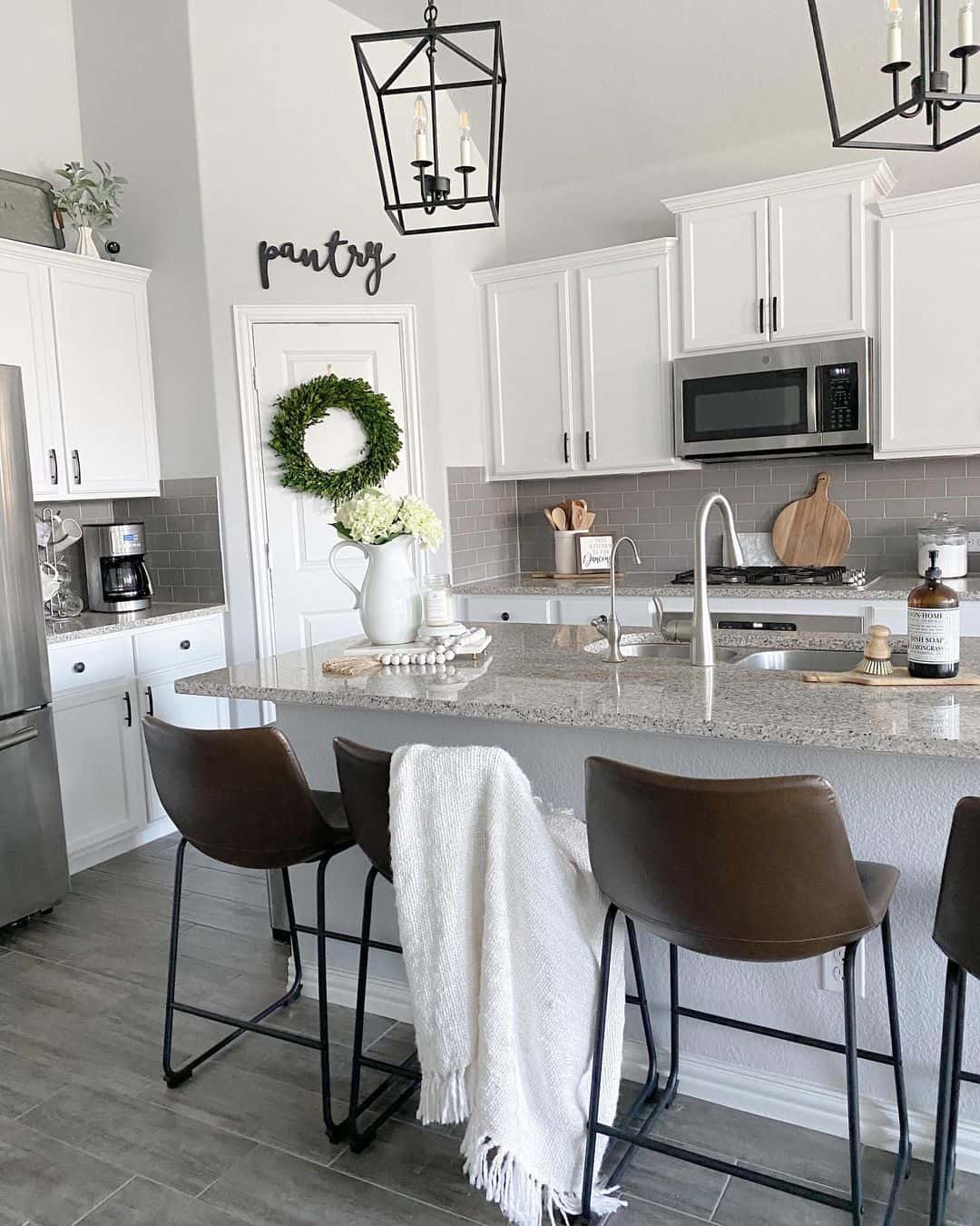 Gray Subway Tile Offers Subtle Contrast