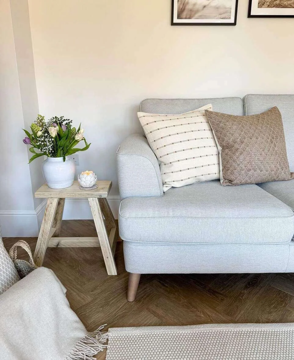 Brighten Your Space with a White Vase and Mixed Blooms