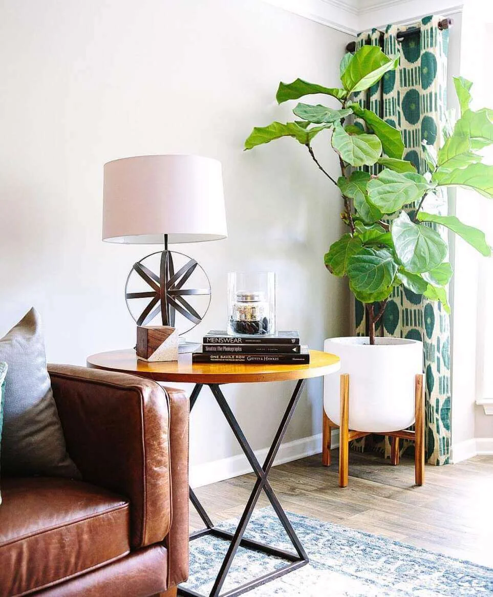 Introduce Industrial Flair with a Geometric Metal Lamp