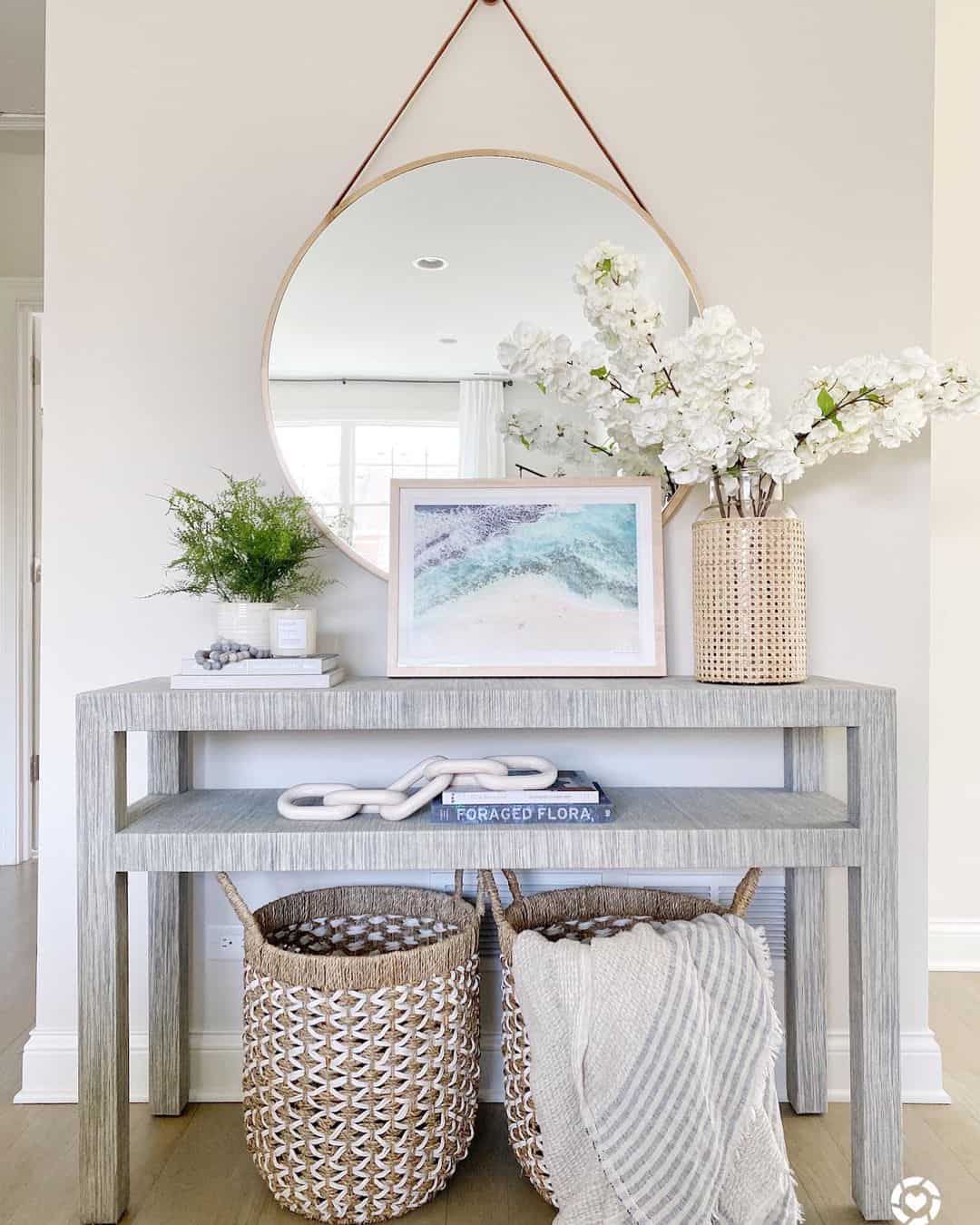 Woven Cane Vase Adds Natural Texture