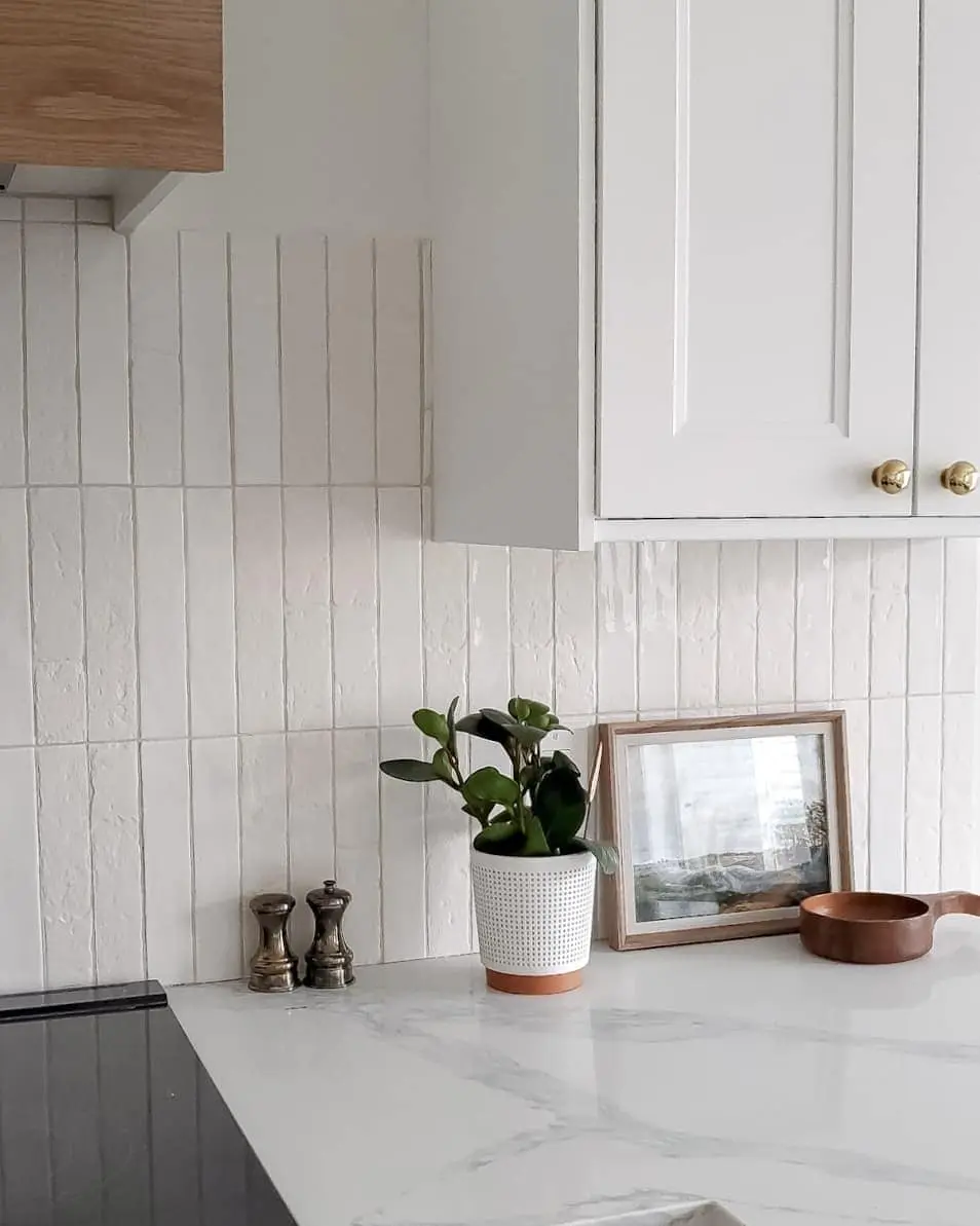 Handmade Charm with Vertical Subway Tiles