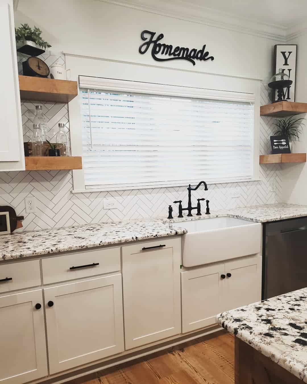 Black Faucet and Hardware Add a Modern Edge